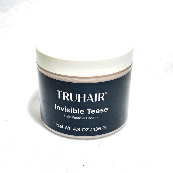 TruHair Invisible Tease Hair Styling Paste & Cream 4.8 oz. Partial Surface Use - Picture 1 of 4